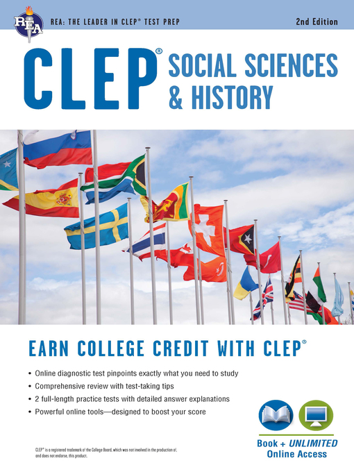 Title details for CLEP® Social Sciences & History Book + Online, 2nd Ed. by Scott Dittloff - Available